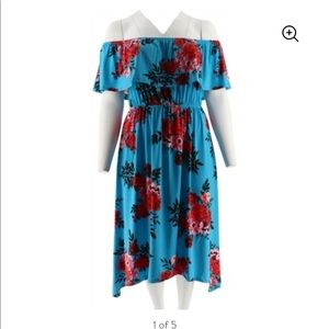 NWOT sideways H/L dress